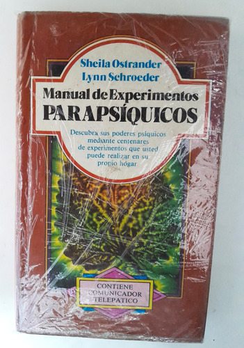 Manual De Experimentos Parapsíquicos Sheila Ostrander 1a Ed