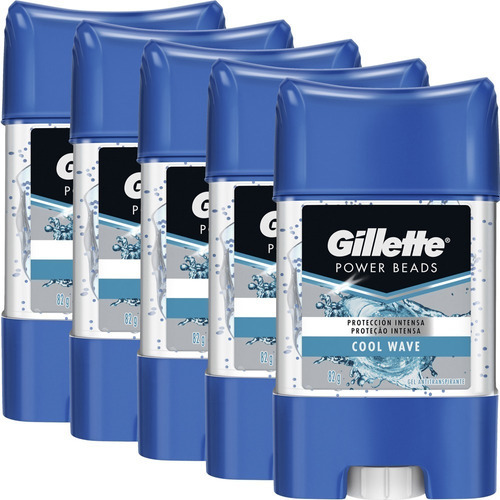 Desodorante Gillette Gel Power Beads Fragancia Cool Wave