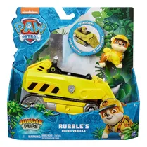 Comprar Juguete Vehiculo Paw Patrol Jungle Pups Transformable Figura Color Rubble