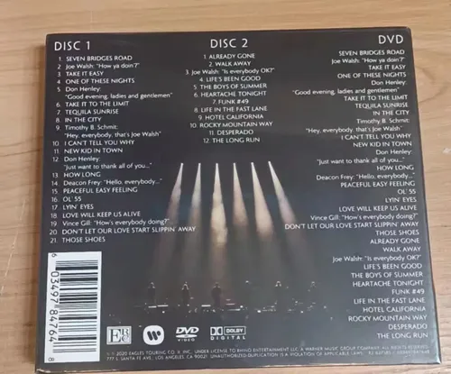 Cd+dvd Eagles Live From The Forum 2018 Edición Deluxe Cd | Cuotas