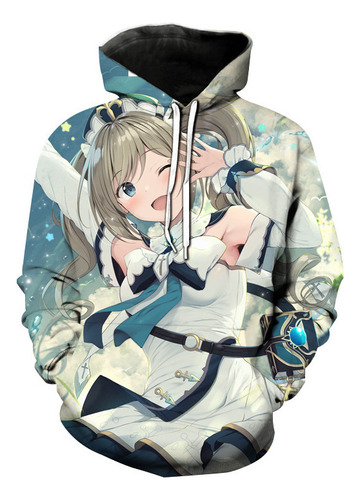 Sudadera Diseño De Personajes De Genshin Impact-para Cosplay