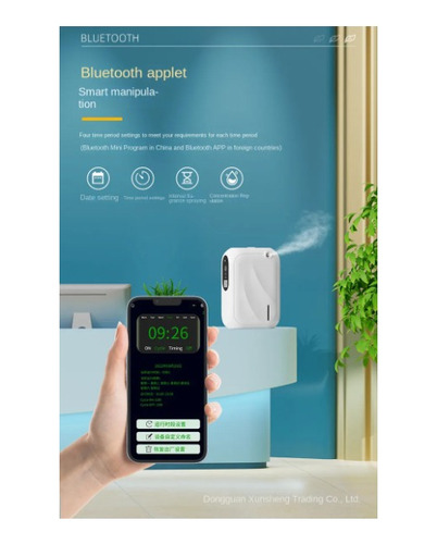 Difusor Inteligente Com Timer Óleo Essencial Com Bluetooth