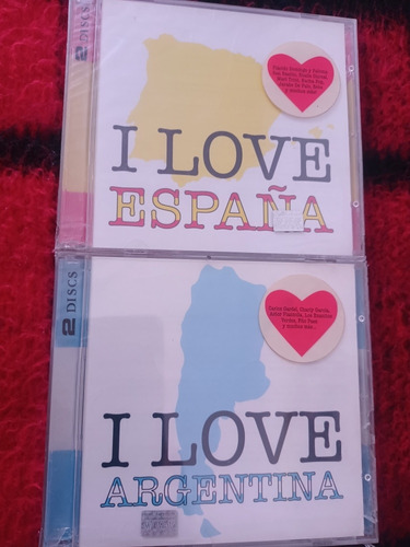 I Love Argentina / I Love España ( Cds ) Gardel / Paez / Bun