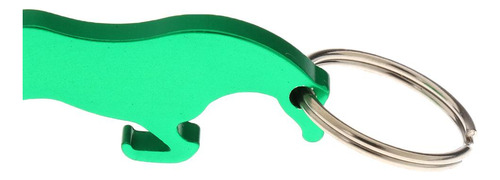 Stylish Horse Pattern Bottle Opener Keychain Bag Green