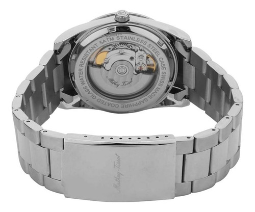 Reloj Mathey-tissot Hombre Mathy I Automatic H1450atas Plateado Plateado Gris