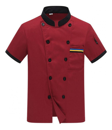 Camisa Unisex De Manga Corta Con Uniforme De Chef De Cocina
