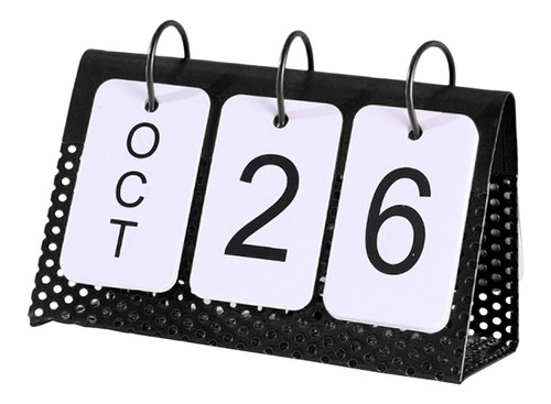 Rotafolio Calendario De Escritorio Accesorios De Negro