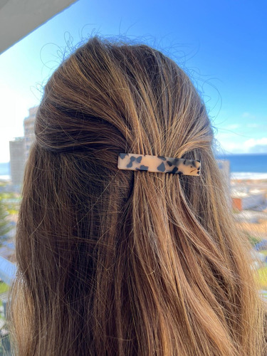 Broche Tipo Pinza Cabello Carey Francesa Cod. 12