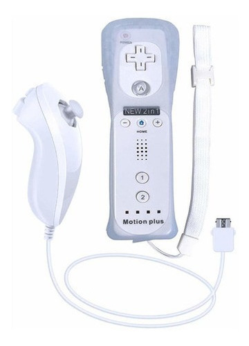 Imagen 4 de 9 de Mando A Distancia Inalámbrico Wii Motion Plus Y Nunchuck
