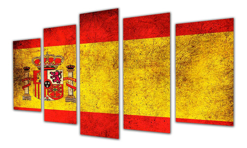 Cuadro 60x100cm Bandera España Madre Española La Roja P2