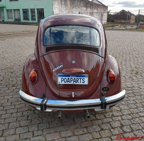 Imagem 8 de 15 de Vw Sedan Fusca 1300 74 Marrom Caravela Poaparts