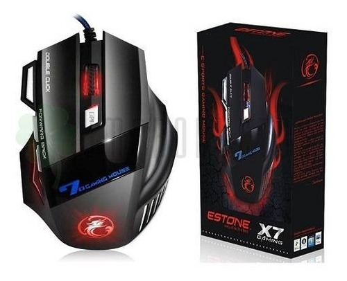 Mouse Gamer 7 Botones Weibo X7 Optico Luces 