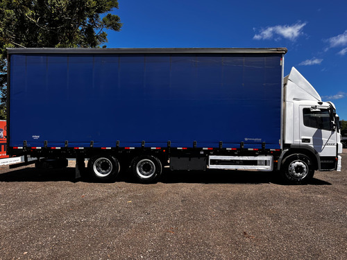 Mb Atego 2426 6x2 2013 Truck Revisado Com Baú Sider 16 Palet