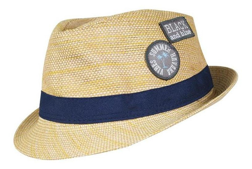 Gorro Latin Beige Niño Black And Blue