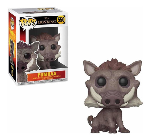 Funko Pop Pumbaa Disney The Lion King Número 550