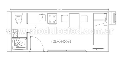 Imagen 11 de 11 de Modulos Habitables Habitacionales Cabaña Casa -la Plata
