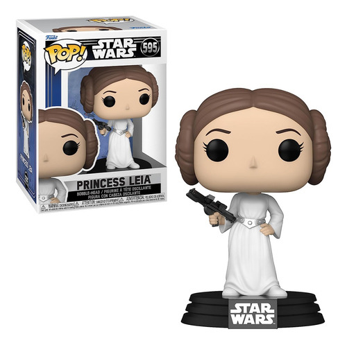 Funko Pop Star Wars Princess Leia #595 Nuevo Original 