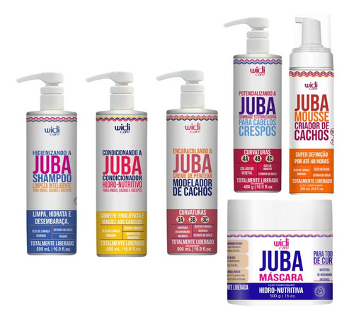 Kit Widi Care Juba Cond+sh+cr Pent Enc+gommage+masc+mousse