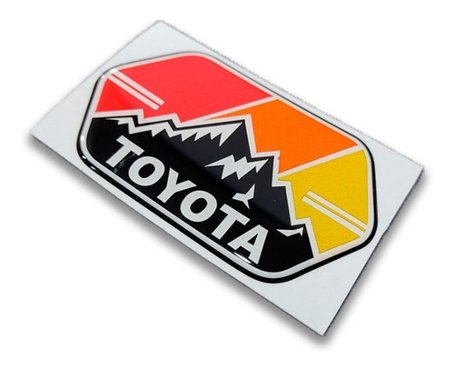 Emblema De Toyota Vintage En Resina Para Meru, Hilux, Etc