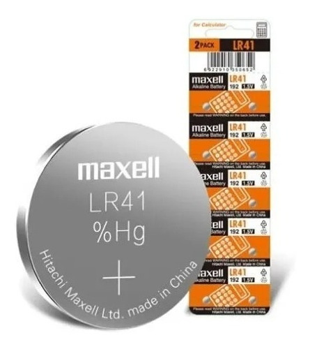 Pila Maxell Lr41 Tipo Boton Japonesa