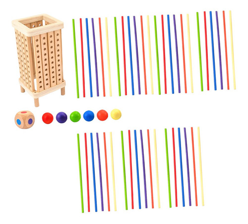 Juguete De Palo Para Niños, Juguete De Tablero De Cuadrado