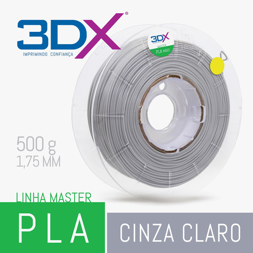 Filamento Pla Ht 500g 1,75 Cinza Claro