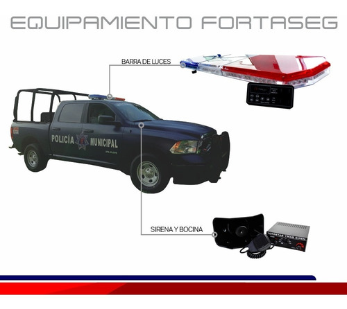 Imagen 1 de 4 de Kit De Torreta, Radio Sirena Y Bocina Para Patrulla.