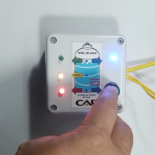 Medidor Nivel De Agua Tanque O Cisterna A 24vca Del Tablero 10 Metros
