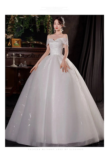 Vestido De Noiva Renda Tulle Princesa Rosiee 