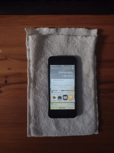 Iphone 5s 16 Gb Grafit Tudo Original . Cinza-escuro (Usado)
