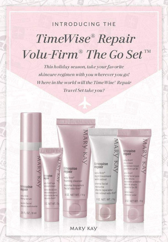 Mary Kay Timewise Repair Volu-firm The Travel Ready Go Set D