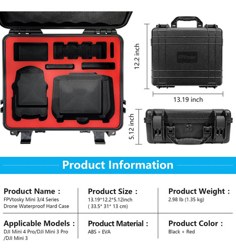 Fpvtosky Mini 4 Pro Más Combo Para Dji Mini 4 Pro Drone Kit,