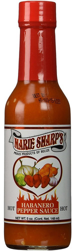 Marie Sharp's Salsa Picante De Pimienta Habanero 5 Oz, Paque