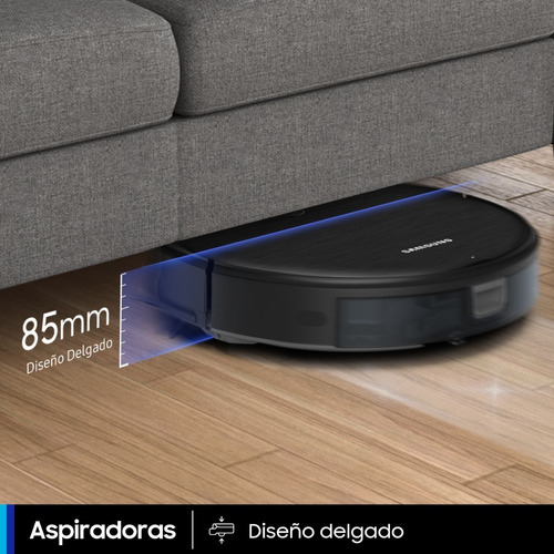 Aspiradora Robot Samsung Powerbot E 2 En 1 Inverter Wifi Color Negro