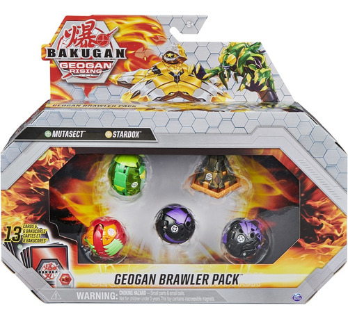 Figura Bakugan Geogan Brawler Pack Mutasect E Stardox 2087