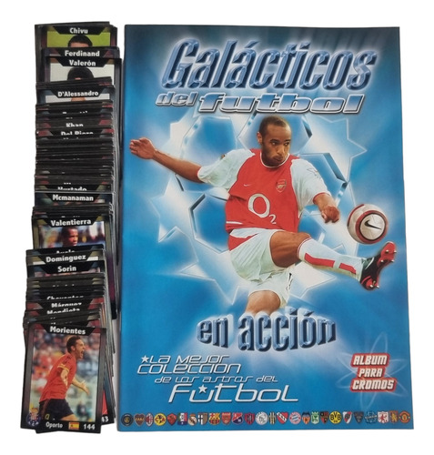 Álbum Galácticos Del Fútbol Con Todas Las Láminas Para Pegar