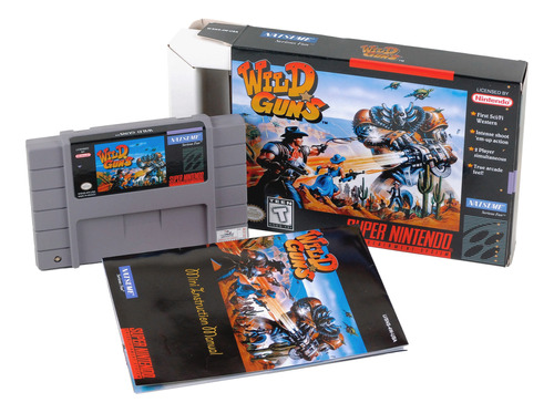 Wild Guns Super Nintendo Snes Completo