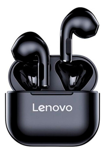 Audífonos Inalámbricos Bluetooth Lenovo Lp40 Negro