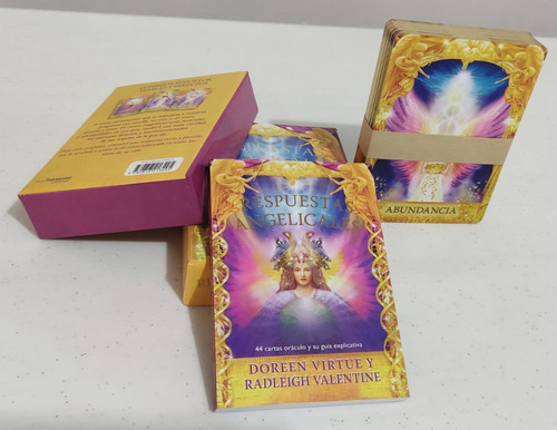 Respuestas Angelicales -44 Cartas Oráculo En Español + Libro