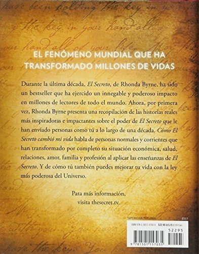 o El Secreto Cambio Mi Vida (how The Secret..., de Byrne, Rhonda. Editorial Atria Books en inglés