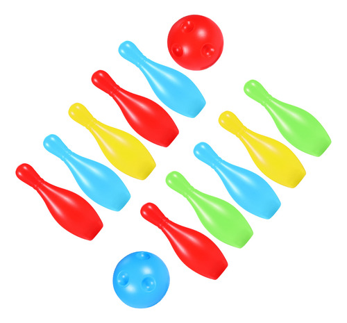 1 Juego De Bolos Resistentes Al Desgaste De Plástico Para Ni