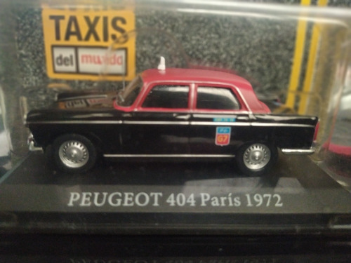 Peugeot  404 Taxi Esc 1 43 Coleccion Ixo Auto A Escala