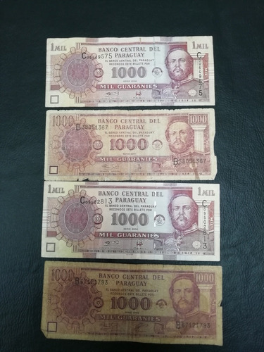 Billete De 1000 Guaraníes 