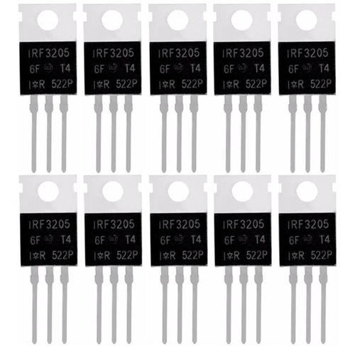 Imagen 1 de 6 de 10 Unidades Transistor Irf3205 Nte2991 Potencia - Originales