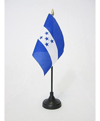 Bandera De Escritorio Az Flag De Honduras, 15 Cm X 10 Cm