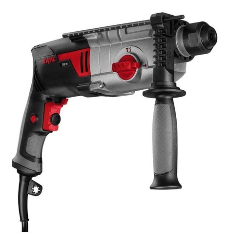 Rotomartillo electroneumático Skil 1859 rojo y negro con 750W de potencia