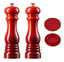 Comprar Kit Moedores De Sal E Pimenta 21cm Vermelho Tampa Le Creuset