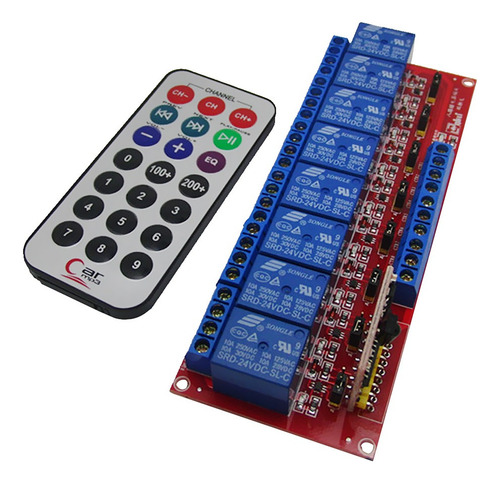 12v 8 Canales Infrarrojos Módulo De Licencia De Control Con