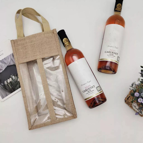 Bolsa Mano Vino Tinto Segur Regalo Porta Botella Estuche