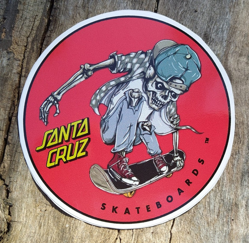 10 Calcomanías 10cm Thrasher Santa Cruz Skate Vans Y Más